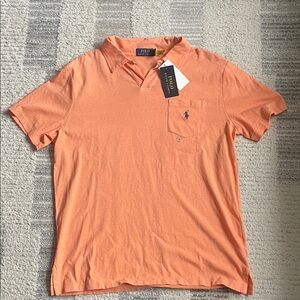 Polo by Ralph Lauren Men's Coral Polo Shirt